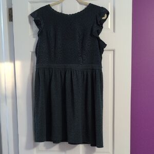 Xhilaration Charcoal Lace Kids Dress